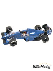 Tameo Kits TMK122: Car scale model kit 1/43 scale - Brabham Judd BT59  Brabham Racing Organisation Team sponsored by Aoba Eurojersey #7, 8 - David  Brabham (AU), Stefano Modena (IT) - Japanese